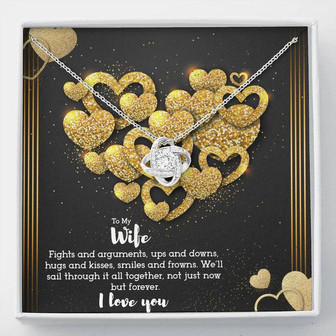 To My Wife - Love Knot Necklace - Thegiftio UK