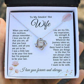 To My Wife - Thank You Gift - Love Knot Necklace - Thegiftio UK