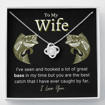 To My Wife | I've Seen And Hooked | Love Knot Necklace - Thegiftio UK