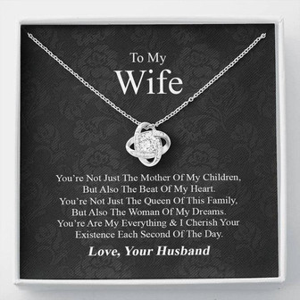 To My Wife Love Knot Necklace - Thegiftio UK