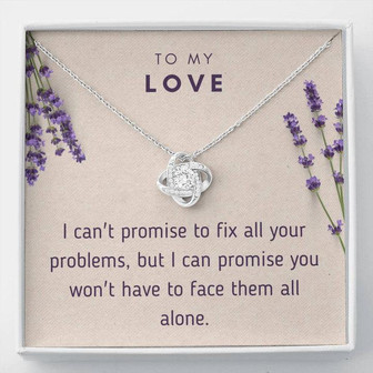 To My Wife, My Love - Love Knot Necklace - Thegiftio UK