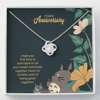Totoro Anniversary Edition Another Year Of Great Love - Love Knot Necklace - Thegiftio UK