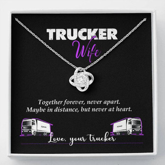 Trucker To Wife - Love Knot Necklace - Thegiftio UK