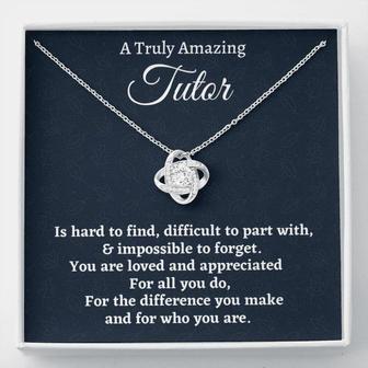 Tutor Gift, Appreciation Gift For A Tutor, Necklace Gift For Women - Thegiftio UK