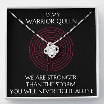 Warrior Queen Love Knot Necklace - Thegiftio UK