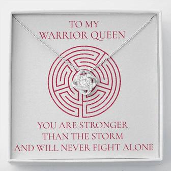 Warrior Queen Love Knot Necklace - Thegiftio UK