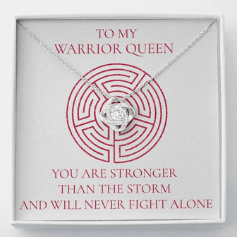 Warrior Queen Love Knot Necklace - Thegiftio UK