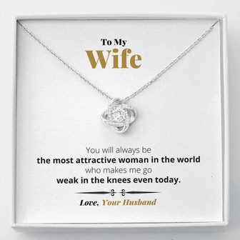Weak In The Knees - Love Knot Necklace - Thegiftio UK