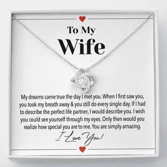 Wife Forever Love Valentine's Necklace - Thegiftio UK