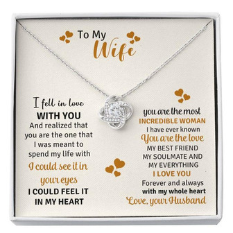 Wife Love Knot Necklace - Thegiftio UK