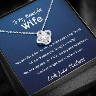 Wife Love Knot Necklace - Thegiftio UK