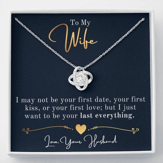 Wife Necklace, 1St Anniversary Necklace Gift For Wife, Gift For Her, Gift From Husband - Thegiftio
