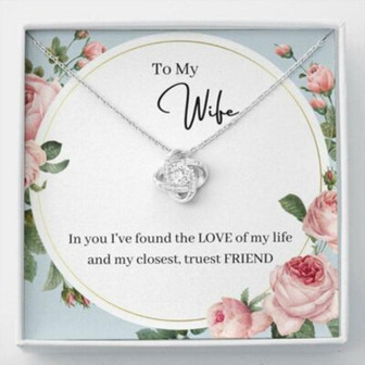 Wife Necklace, Anniversary Gift For Wife, To My Wife Necklace, Present For Wife, Marriage Gifts - Thegiftio UK