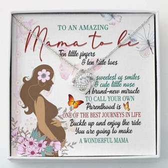 Wife Necklace, Friend Necklace, Amazing Mama To Be Necklace , Gift For Mom Pregnant, Mom To Be - Thegiftio UK