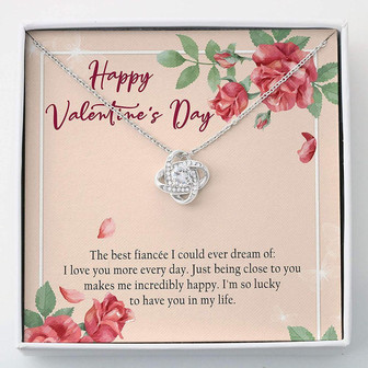 Wife Necklace, Gift For Fiancee Necklace , Love Knots - Thegiftio UK