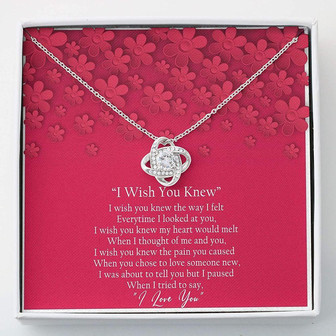 Wife Necklace, I Wish You Knew Gifts , Necklace Gifts For Her , Necklace With Gift Box For Birthday Christmas - Thegiftio UK
