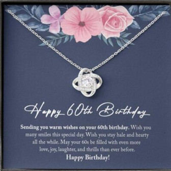 Wife Necklace, Mom Necklace, 60Th Birthday Necklace Gifts For Women, 60 Years Old Gifts For Mom - Thegiftio UK