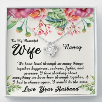 Wife Necklace, Necklace Gift For Wife From Husband, Sentimental Gifts For Her - Thegiftio