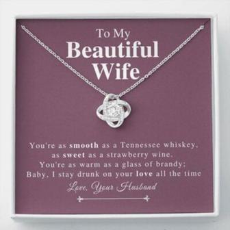Wife Necklace, Necklace Gift For Wife, Marriage Necklace, Wife Appreciation Gift - Thegiftio UK