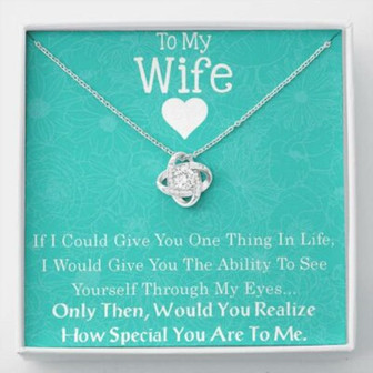 Wife Necklace, Necklace Gift For Wife , Wife Wife Birthday Christmas Anniversary Necklace - Thegiftio UK