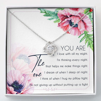 Wife Necklace, Necklace Gifts For Her , You Are The One Necklace , Necklace With Gift Box For Birthday Christmas - Thegiftio UK