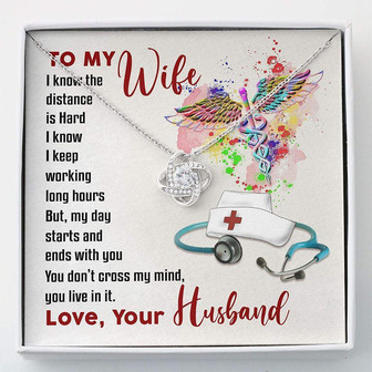 Wife Necklace, Nurse Wife Gift , Necklace Gifts For Her Necklace With Gift Box - Thegiftio UK