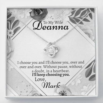 Wife Necklace, Personalized Gift For Wife, Custom Gift For Wife, Romantic Gift For Wife Birthday, First Birthday Necklace Gift For Wife After Marriage - Thegiftio UK