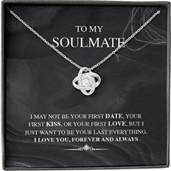 Wife Necklace, Soulmate Necklace Gift For Her, Last Everything Alluring Future Wife Girlfriend - Thegiftio UK