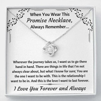 Wife Necklace, To My Love “Promise Necklace” Necklace. Gift For Fiance, Girlfriend, Future Wife, Wife. - Thegiftio UK