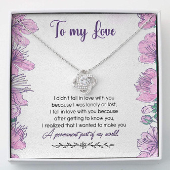 Wife Necklace, To My Love Gift Necklace , Gifts For Her , Love Knots - Thegiftio UK