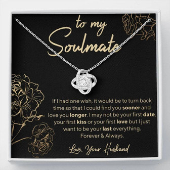 Wife Necklace, To My Soulmate Necklace , Soulmate Gift , Wife Gift , Gift For Her - Thegiftio UK
