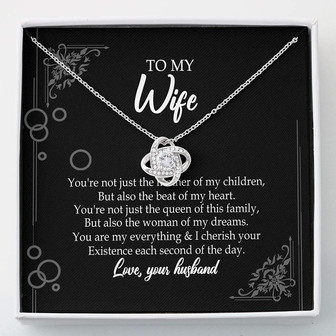 Wife Necklace , To My Wife From Husband Necklace Gift For Wife - Thegiftio UK