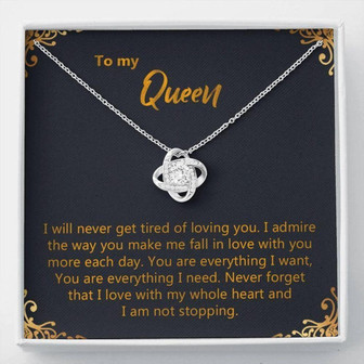 Wife Necklace, To My Wife Necklace, Anniversary Necklace Gift For Wife, Necklace For Wife, Wife Gift Ideas - Thegiftio UK