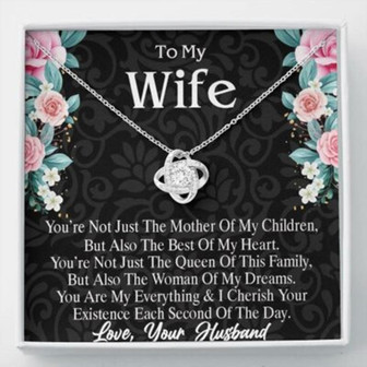 Wife Necklace, To My Wife Necklace , Anniversary Gift For Wife From Husband, Necklace For Wife - Thegiftio UK