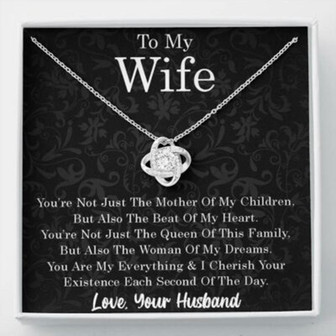 Wife Necklace, To My Wife Necklace , Anniversary Gift For Wife, Birthday Gift For Her - Thegiftio UK