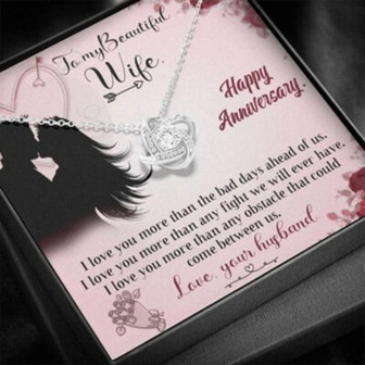 Wife Necklace, To My Wife Necklace Gift, Anniversary Gift For Wife From Husband - Thegiftio UK