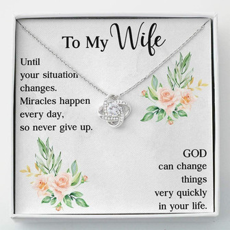 Wife Necklace, To My Wife , Necklace Gift For Wife , Necklace With Gift Box - Thegiftio UK