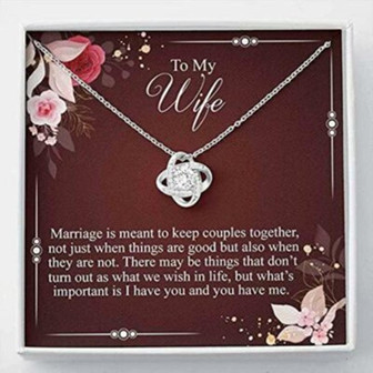 Wife Necklace, To My Wife Necklace Gift , I Have You And You Have Me , Gift To My Wife Necklace - Thegiftio UK