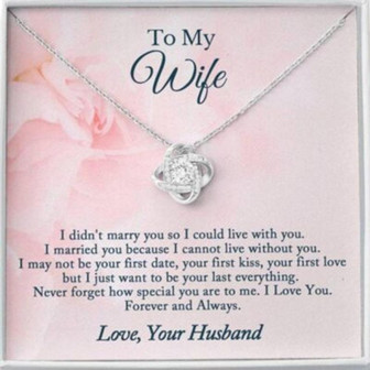 Wife Necklace, To My Wife Necklace Gift , I Love You Forever And Always - Thegiftio UK