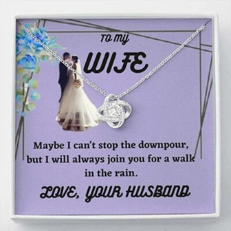 Wife Necklace, To My Wife Necklace Gift , Maybe I Can’T Stop , Necklace Gift Gift For Your Spouse - Thegiftio UK