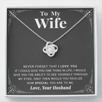 Wife Necklace, To My Wife Necklace Gift , Never Forget That I Love You - Thegiftio UK