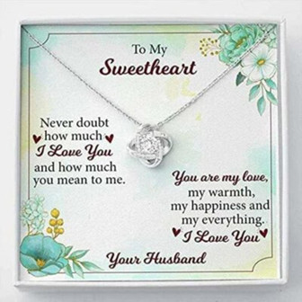 Wife Necklace, To My Wife Necklace Gift , You Are My Happiness , Gift To My Wife Necklace Cln17115 - Thegiftio UK