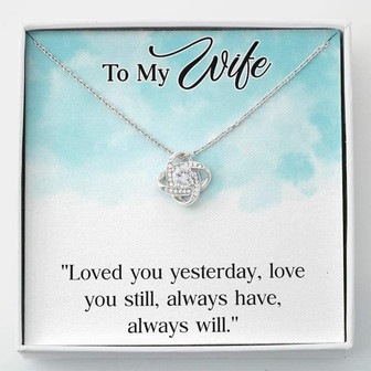 Wife Necklace, To My Wife Necklace , Necklace Gifts For Her , Necklace With Gift Box - Thegiftio UK