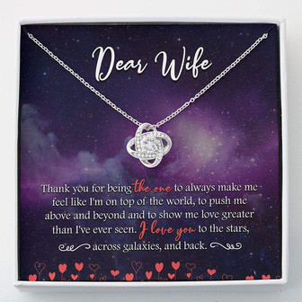 Wife Necklace, Valentines Day Gift For Wife , Gift For Wife Necklace , Necklace With Gift Box - Thegiftio UK