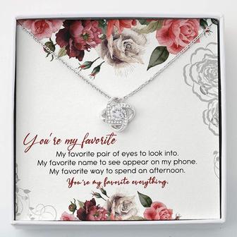 Wife Necklace, Valentines Day Necklace , You’Re My Favorite Necklace , Necklace With Gift Box - Thegiftio UK