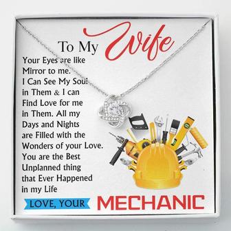 Wife Necklace, Wife’S Mechanic Necklace , To My Wife Necklace , Necklace With Gift Box - Thegiftio UK