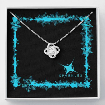Xparkles Love Knot Necklace - Thegiftio UK