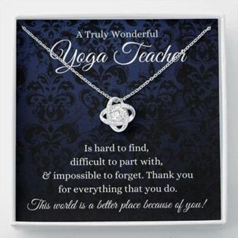 Yoga Teacher Necklace Gift, Yoga Instructor, Yoga Personal Trainer Necklace - Thegiftio UK