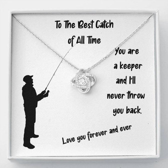 You Are A Keeper Love Knot Necklace - Thegiftio UK
