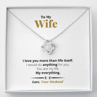 You Are My Everything - Love Knot Necklace - Thegiftio UK